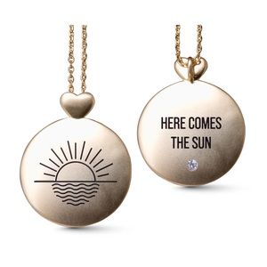 Sunrise - Here comes the sun necklace